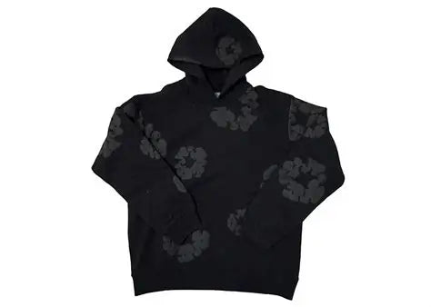 Black Denim Tear Hoodie