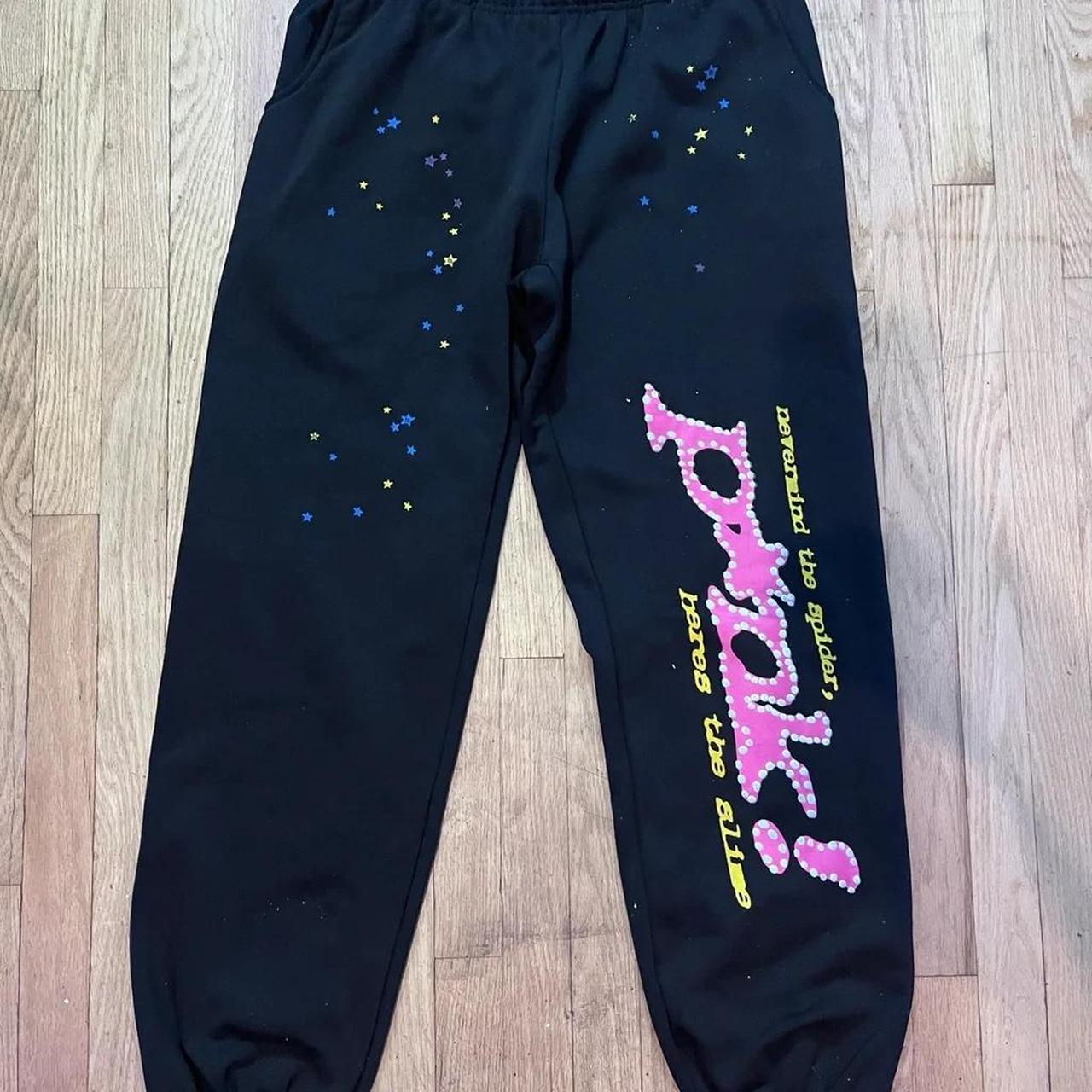 Black P*nk Sp5der pants