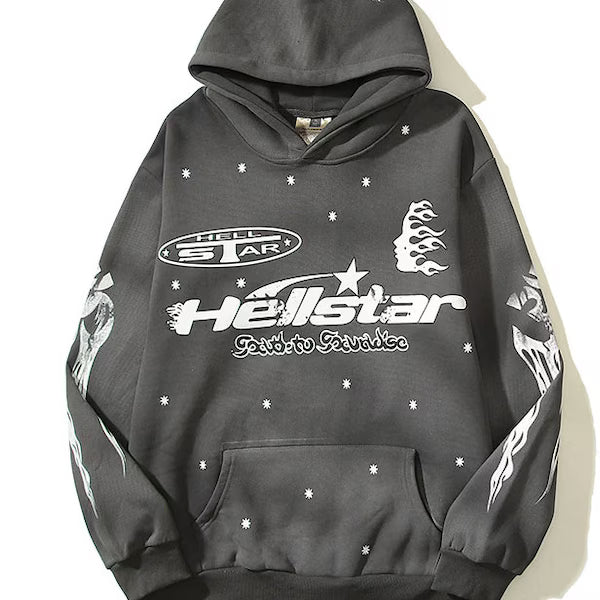Gray Hellstar hoodie